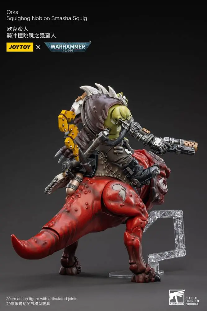 Warhammer 40k Actionfigur 1/18 Orks Squighog Nob On Smasha Squig Produktfoto