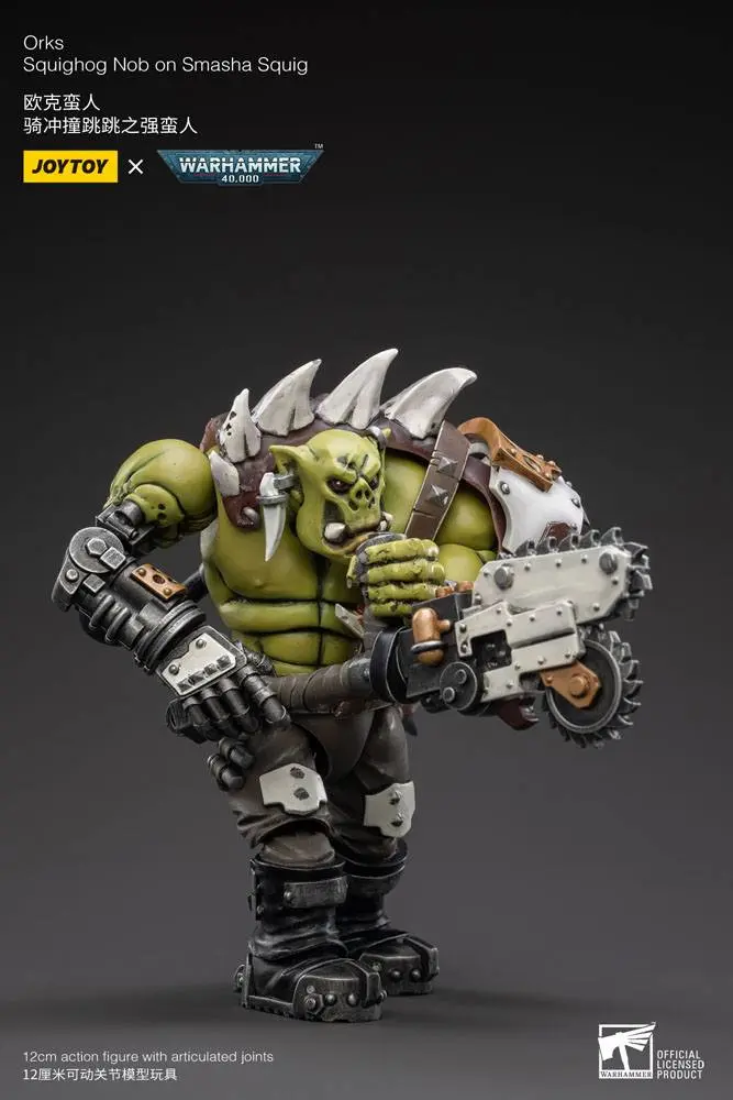 Warhammer 40k Actionfigur 1/18 Orks Squighog Nob On Smasha Squig Produktfoto