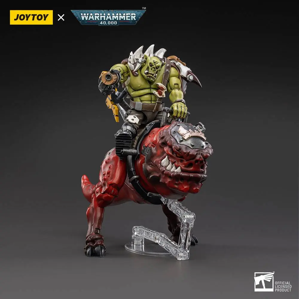 Warhammer 40k Actionfigur 1/18 Orks Squighog Nob On Smasha Squig Produktfoto