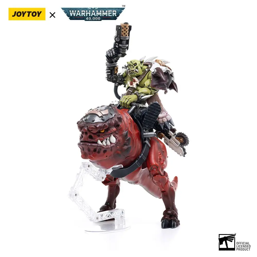 Warhammer 40k Actionfigur 1/18 Orks Squighog Nob On Smasha Squig Produktfoto