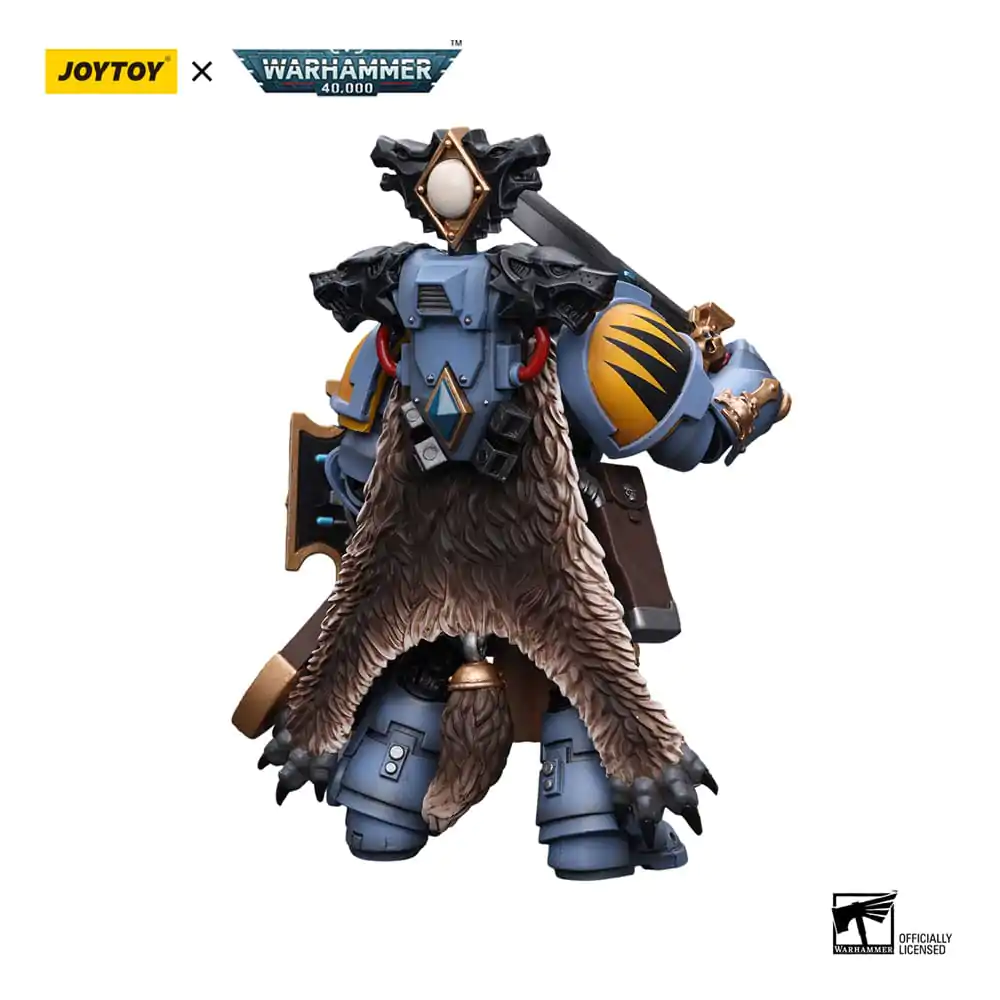 Warhammer 40k Actionfigur 1/18 Primaris Space Marines Space Wolves Bladeguard Veteran 12 cm Produktfoto