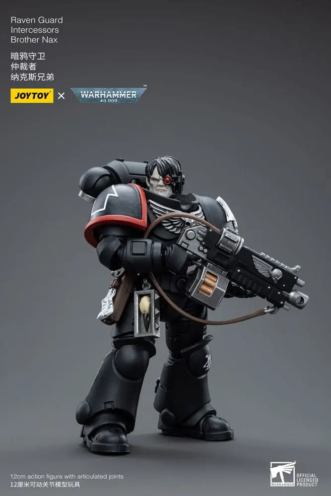 Warhammer 40k Actionfigur 1/18 Raven Guard Intercessors Brother Nax 12 cm termékfotó