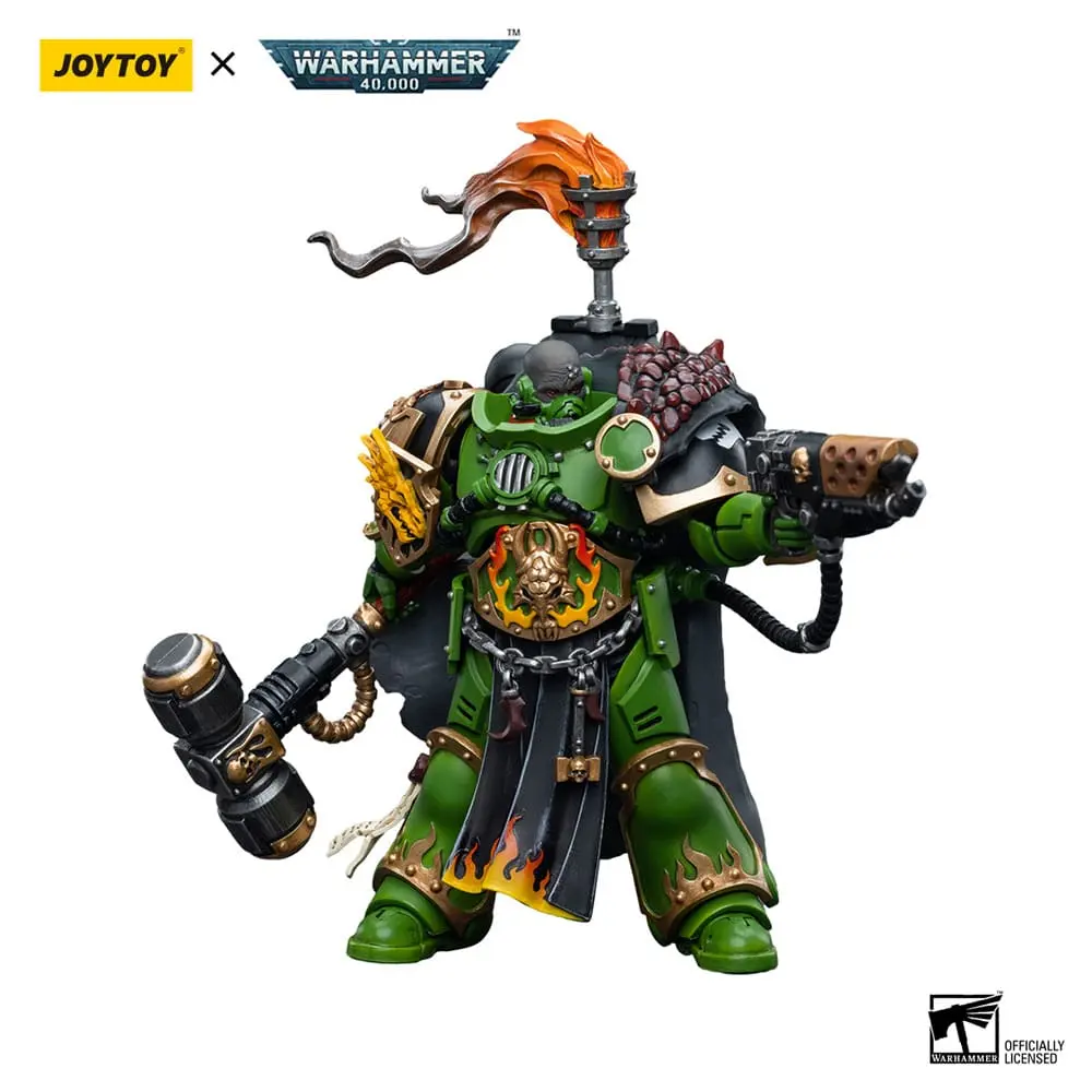Warhammer 40k Actionfigur 1/18 Salamanders Captain Adrax Agatone 12 cm Produktfoto