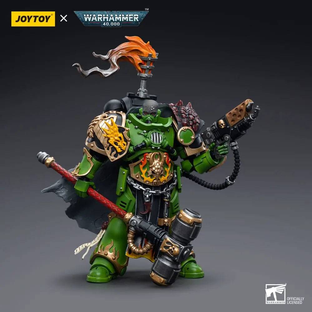 Warhammer 40k Actionfigur 1/18 Salamanders Captain Adrax Agatone 12 cm Produktfoto