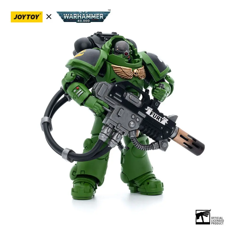 Warhammer 40k Actionfigur 1/18 Salamanders Eradicators Sergeant Bragar 12 cm Produktfoto