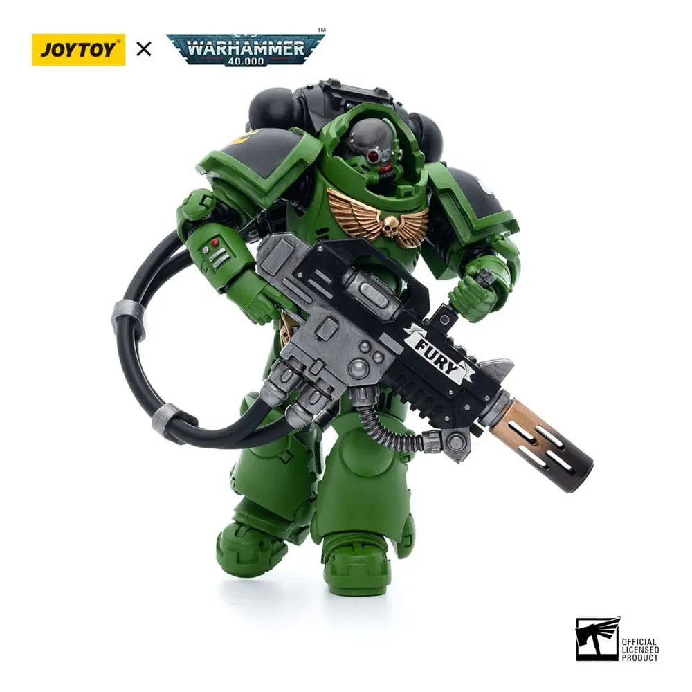 Warhammer 40k Actionfigur 1/18 Salamanders Eradicators Sergeant Bragar 12 cm Produktfoto