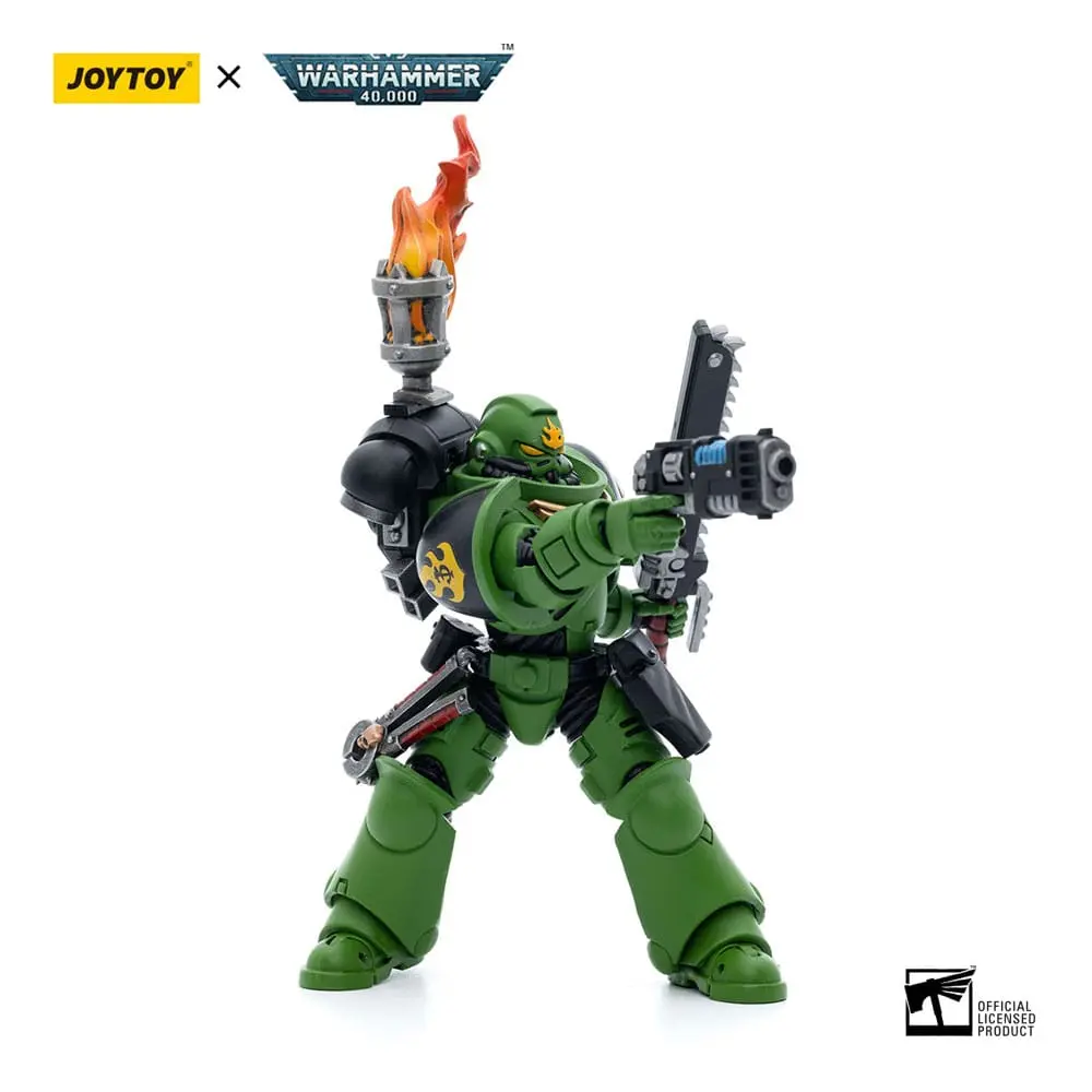 Warhammer 40k Actionfigur 1/18 Salamanders Intercessors Sergeant Tsek'gan 12 cm termékfotó