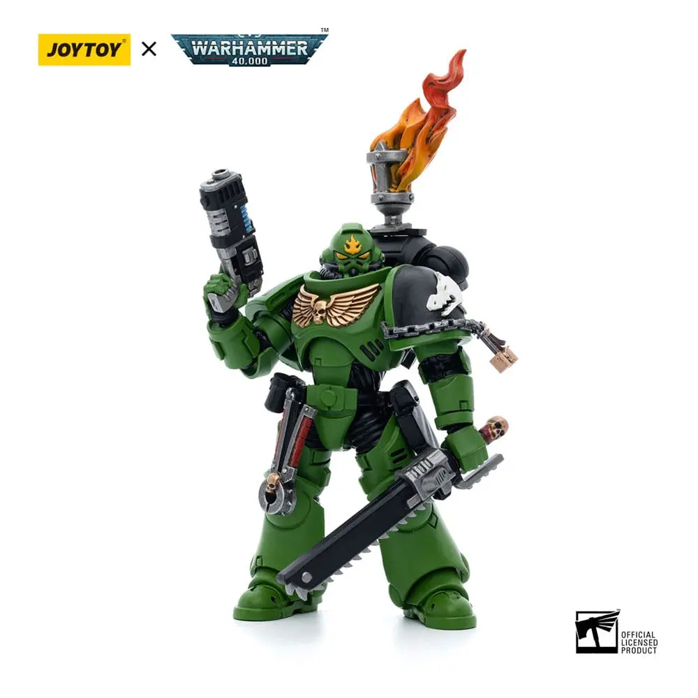 Warhammer 40k Actionfigur 1/18 Salamanders Intercessors Sergeant Tsek'gan 12 cm termékfotó