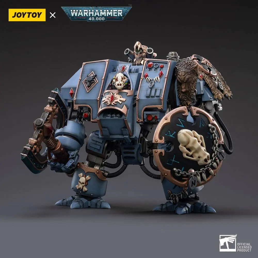 Warhammer 40k Actionfigur 1/18 Space Marines Space Wolves Venerable Dreadnought Brother Hvor 20 cm Produktfoto