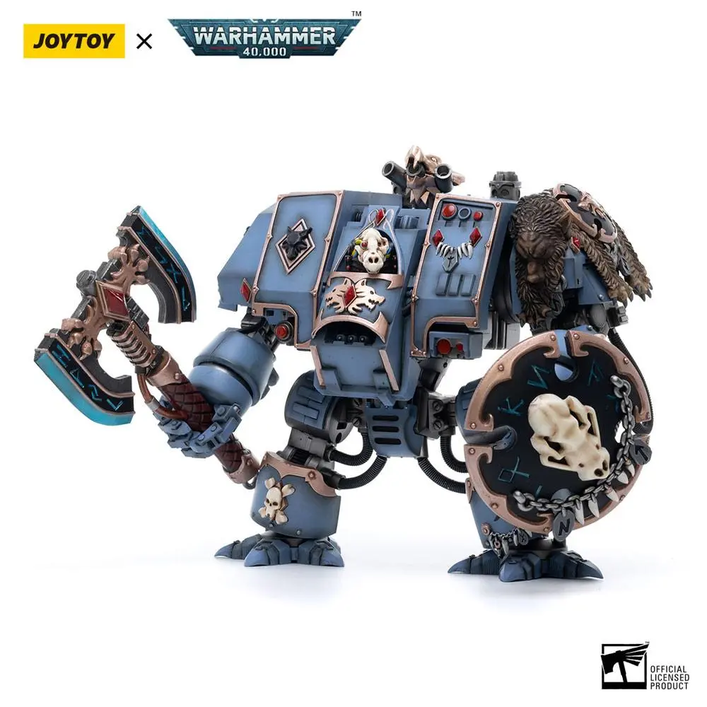 Warhammer 40k Actionfigur 1/18 Space Marines Space Wolves Venerable Dreadnought Brother Hvor 20 cm Produktfoto