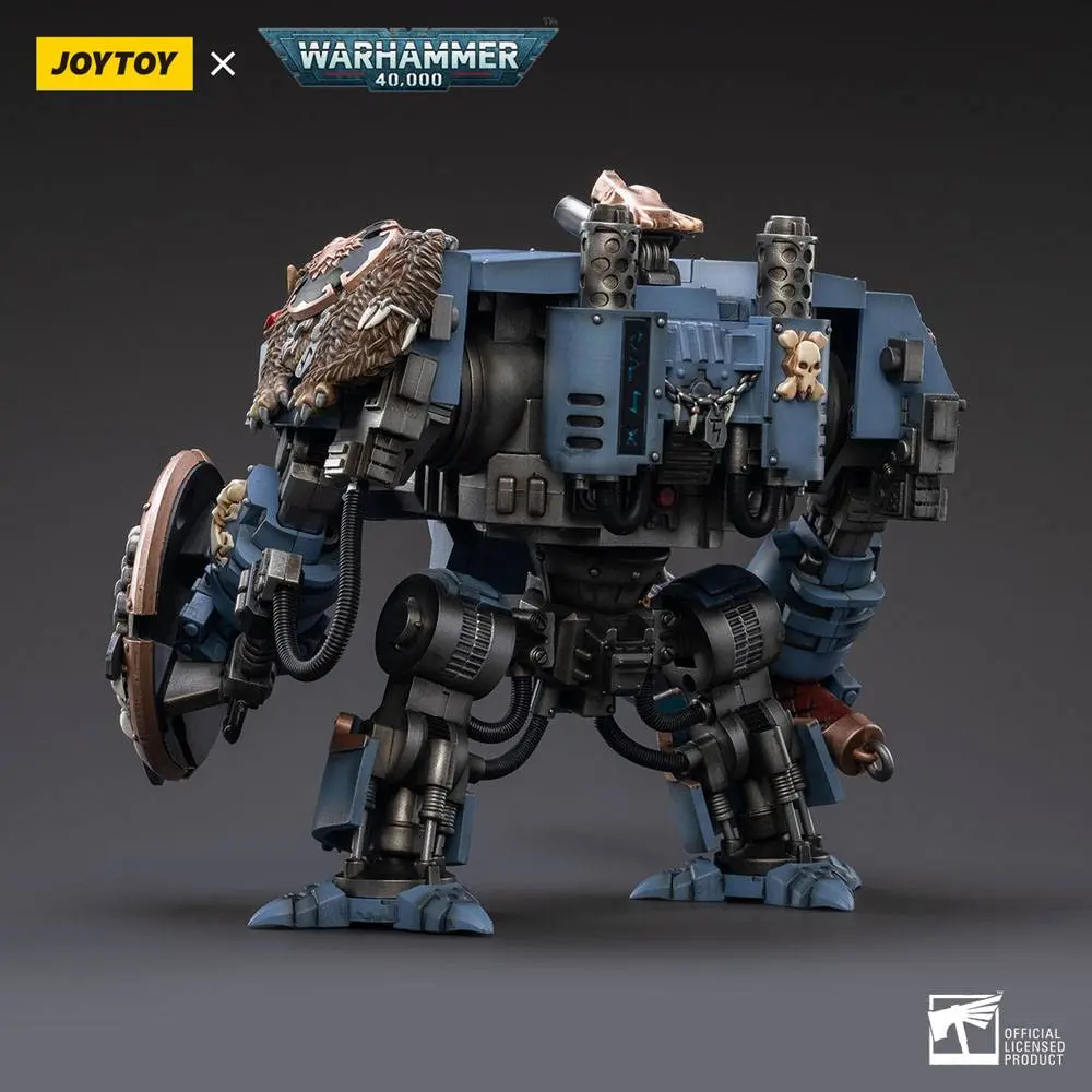 Warhammer 40k Actionfigur 1/18 Space Marines Space Wolves Venerable Dreadnought Brother Hvor 20 cm Produktfoto