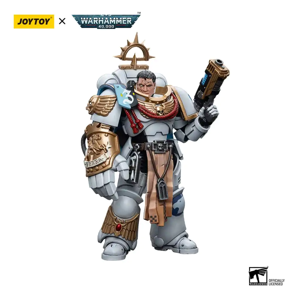 Warhammer 40k Actionfigur 1/18 Space Marines White Consuls Captain Messinius 12 cm Produktfoto