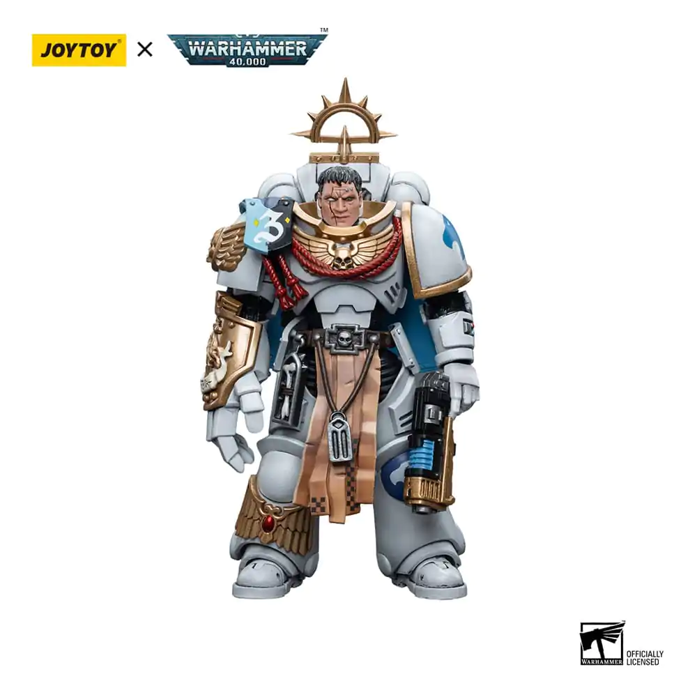 Warhammer 40k Actionfigur 1/18 Space Marines White Consuls Captain Messinius 12 cm Produktfoto
