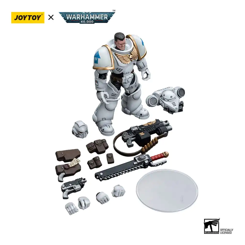 Warhammer 40k Actionfigur 1/18 Space Marines White Consuls Intercessors 1 12 cm Produktfoto