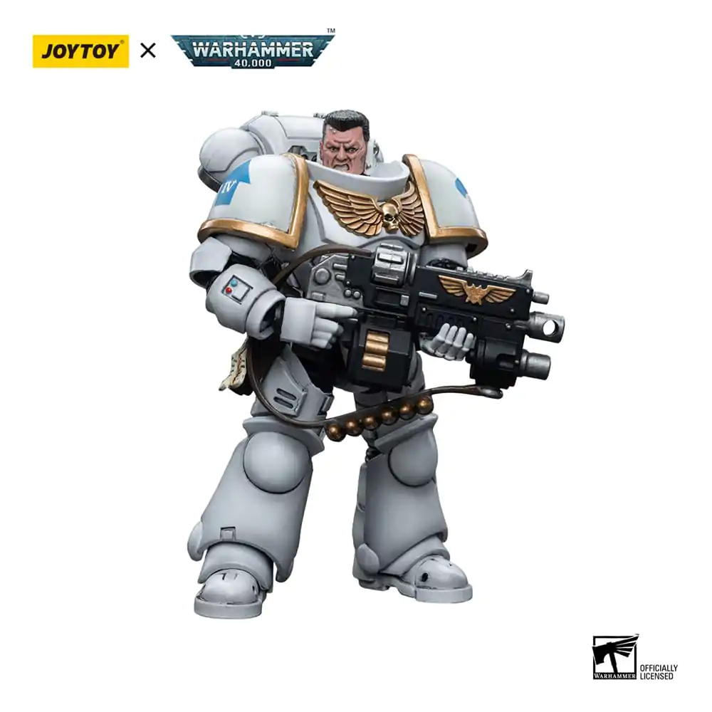 Warhammer 40k Actionfigur 1/18 Space Marines White Consuls Intercessors 1 12 cm Produktfoto
