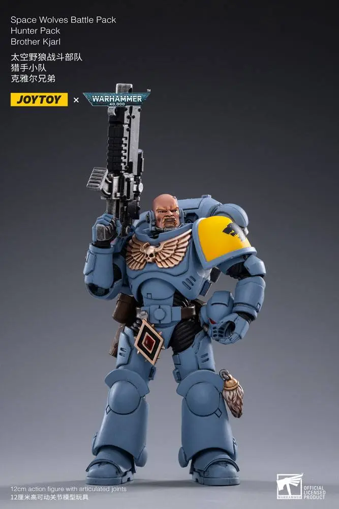 Warhammer 40k Actionfiguren 4er-Pack 1/18 Space Wolves Battle Hunters 12 cm Produktfoto