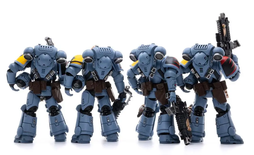 Warhammer 40k Actionfiguren 4er-Pack 1/18 Space Wolves Battle Hunters 12 cm Produktfoto
