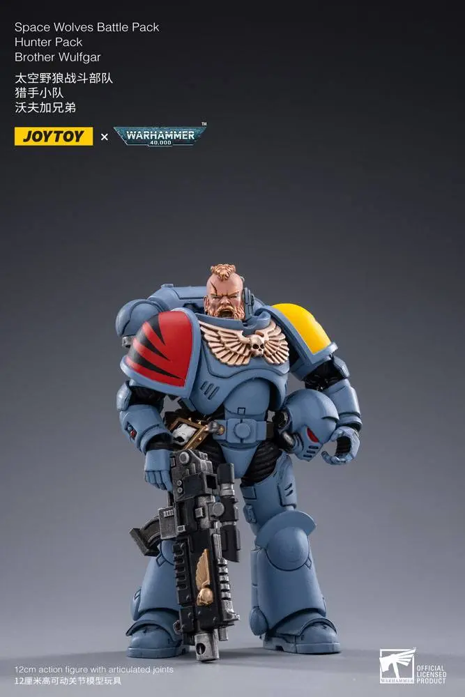 Warhammer 40k Actionfiguren 4er-Pack 1/18 Space Wolves Battle Hunters 12 cm Produktfoto