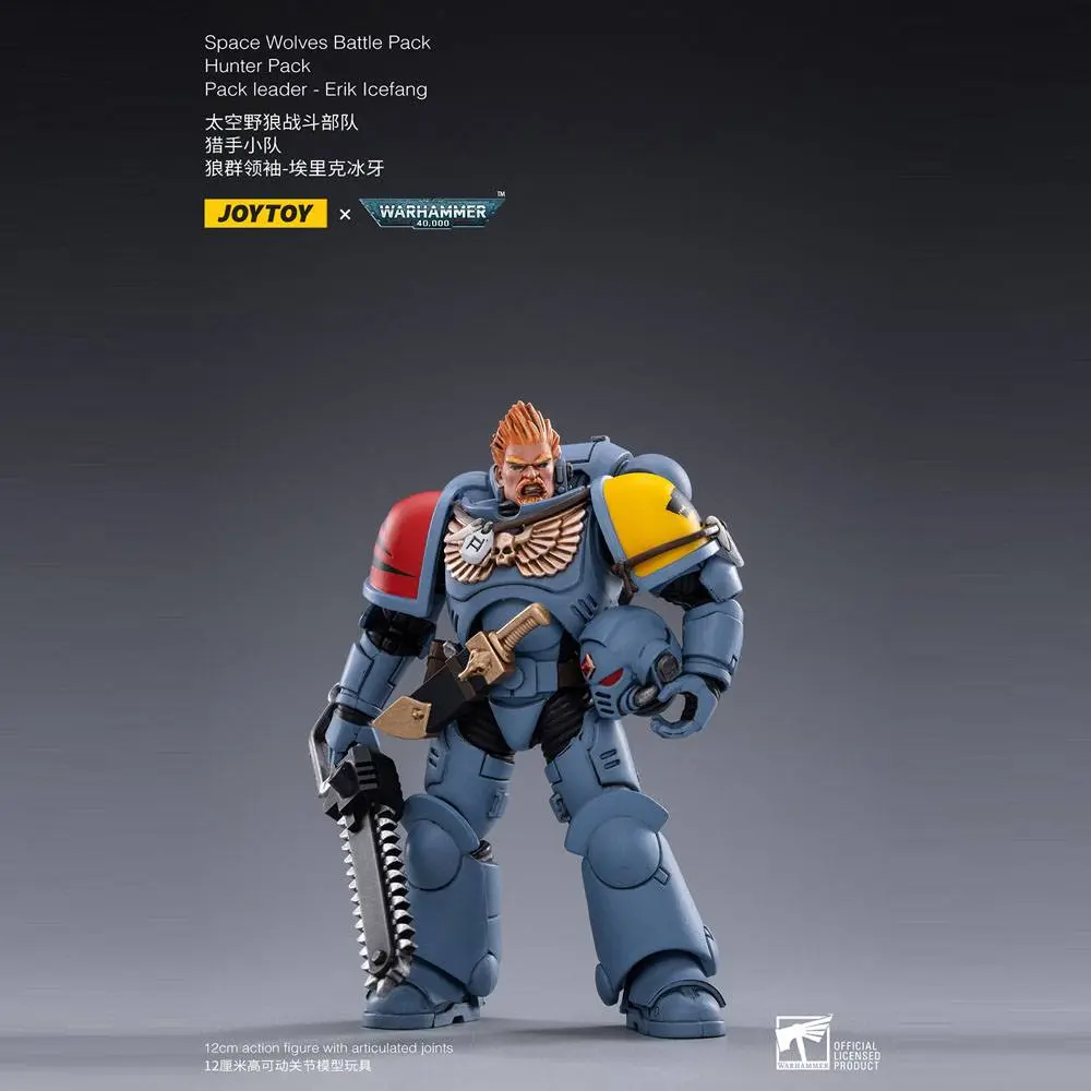 Warhammer 40k Actionfiguren 4er-Pack 1/18 Space Wolves Battle Hunters 12 cm Produktfoto