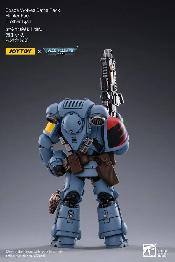 Warhammer 40k Actionfiguren 4er-Pack 1/18 Space Wolves Battle Hunters 12 cm Produktfoto