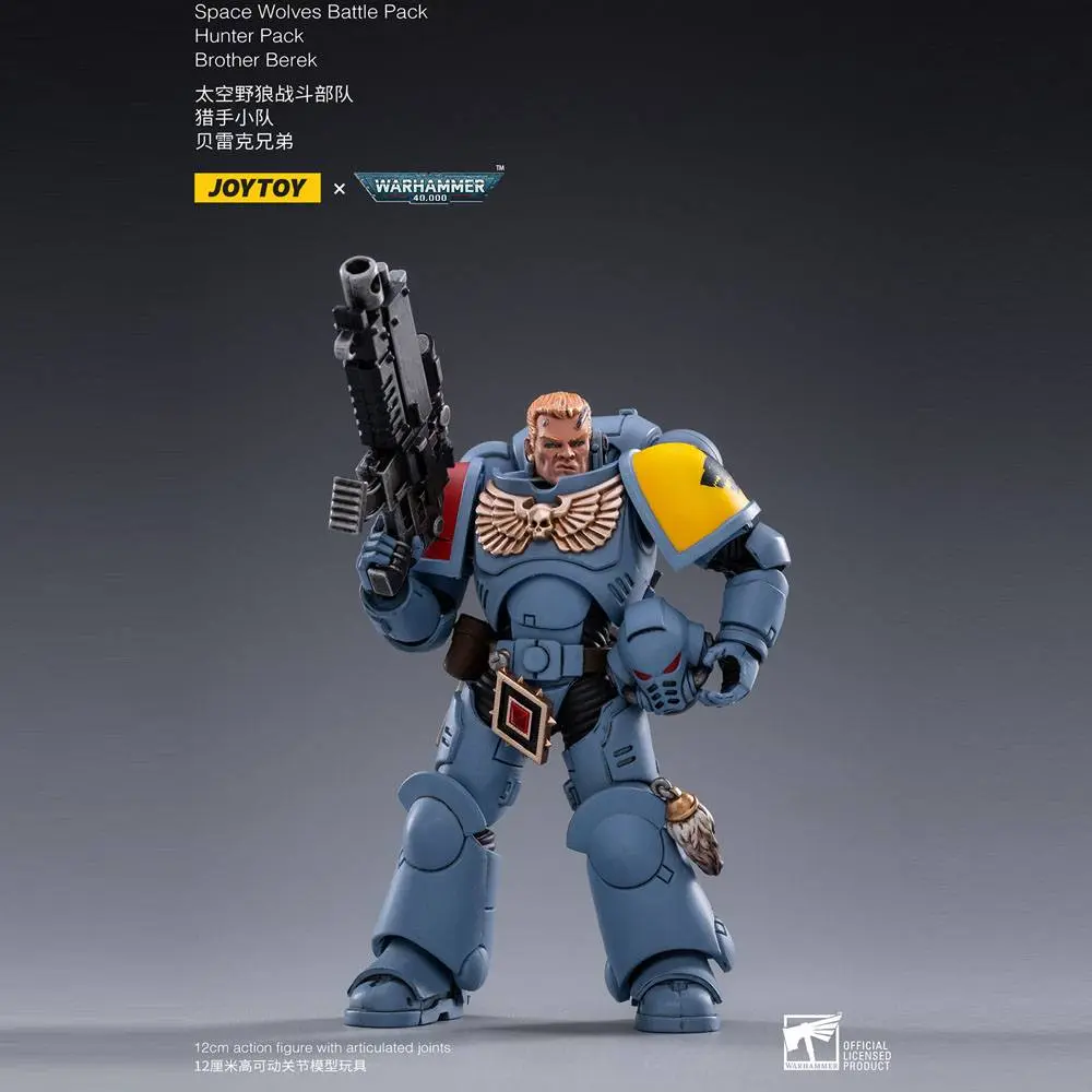 Warhammer 40k Actionfiguren 4er-Pack 1/18 Space Wolves Battle Hunters 12 cm Produktfoto