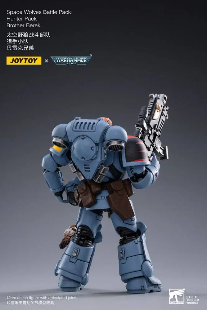 Warhammer 40k Actionfiguren 4er-Pack 1/18 Space Wolves Battle Hunters 12 cm Produktfoto