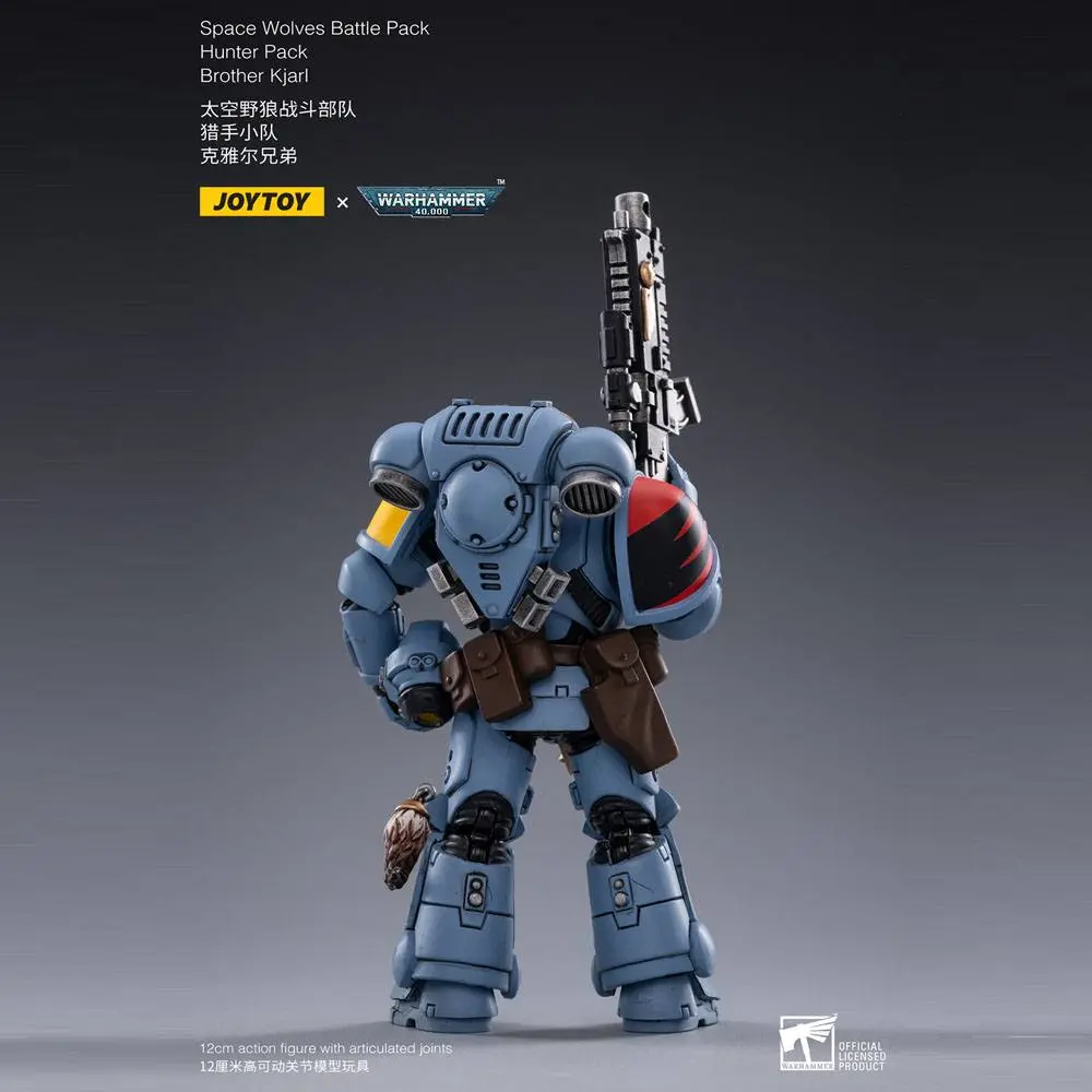 Warhammer 40k Actionfiguren 4er-Pack 1/18 Space Wolves Battle Hunters 12 cm Produktfoto