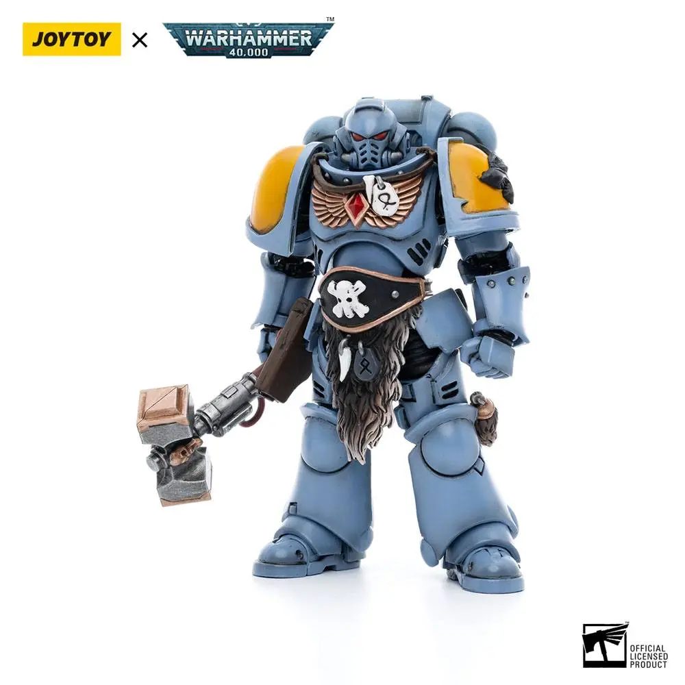 Warhammer 40k Actionfigur 1/18 Space Wolves Claw Pack Sigyrr Stoneshield 12 cm termékfotó