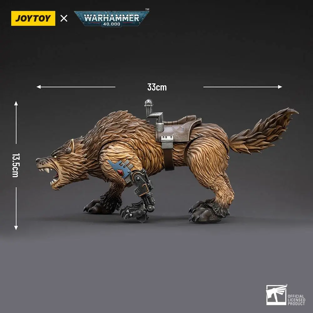 Warhammer 40k Actionfigur 1/18 Space Wolves Thunderwolf Cavalry Bjane Produktfoto