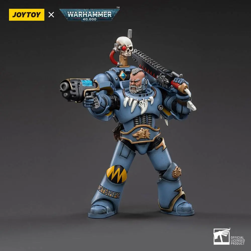 Warhammer 40k Actionfigur 1/18 Space Wolves Thunderwolf Cavalry Bjane Produktfoto