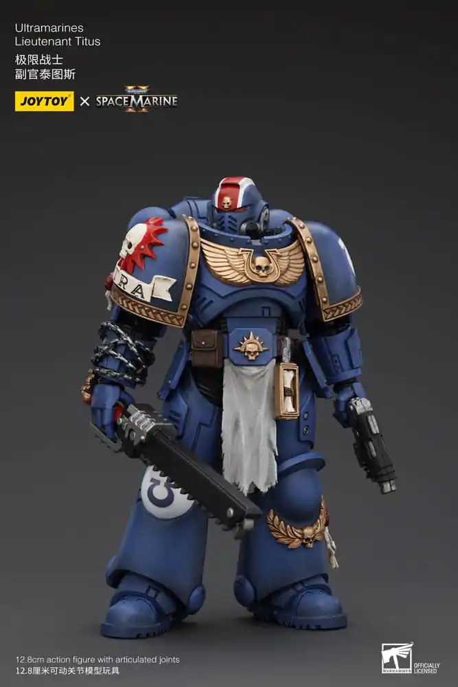 Warhammer 40k Actionfigur 1/18 Uitramarines Lieutenant Titus 13 cm termékfotó