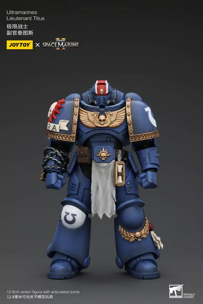 Warhammer 40k Actionfigur 1/18 Uitramarines Lieutenant Titus 13 cm termékfotó