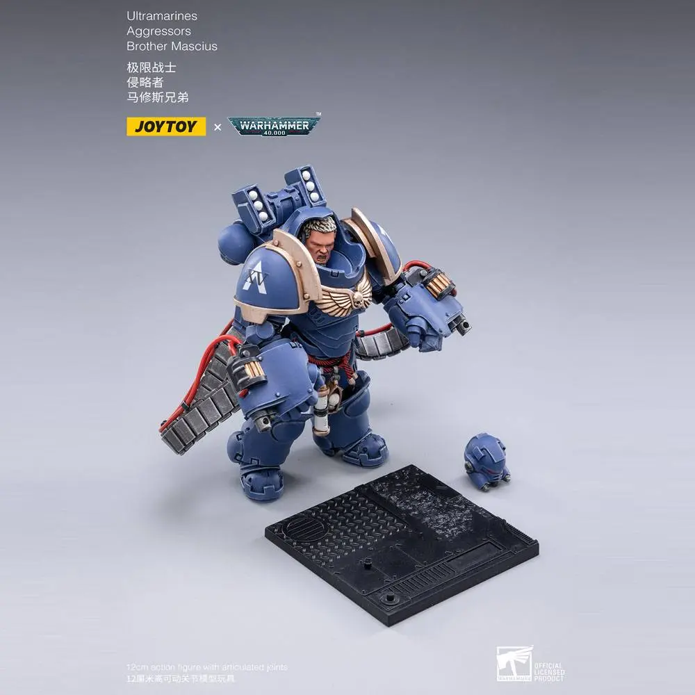 Warhammer 40k Actionfiguren 3er-Pack 1/18 Ultramarines Aggressors 12 cm Produktfoto