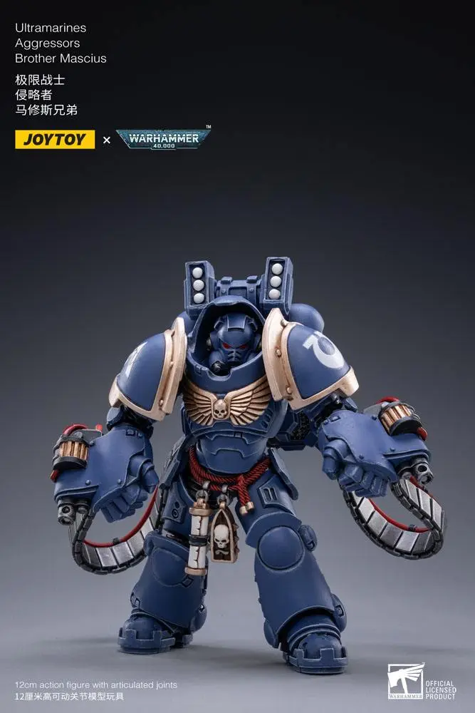 Warhammer 40k Actionfiguren 3er-Pack 1/18 Ultramarines Aggressors 12 cm Produktfoto