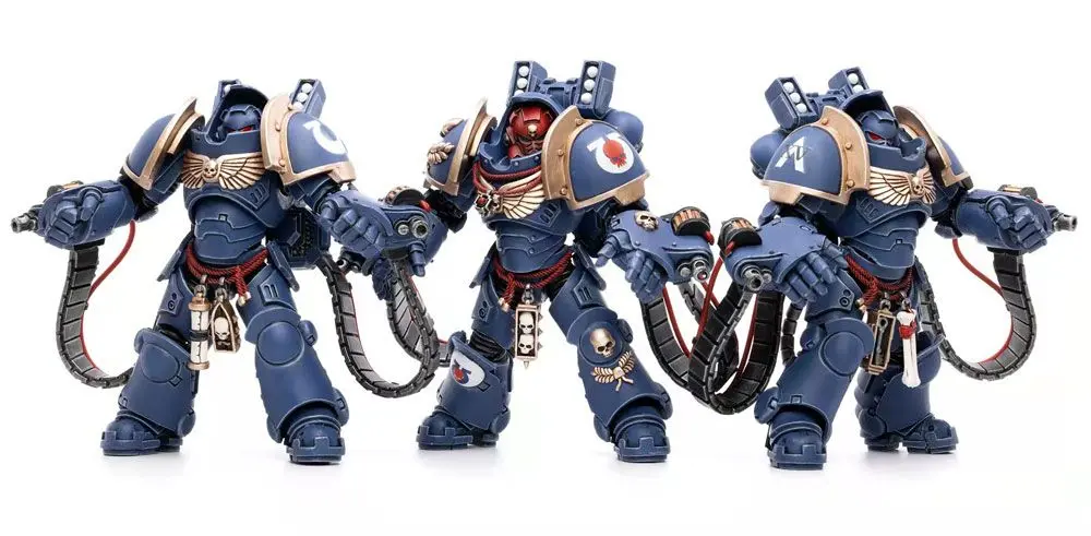 Warhammer 40k Actionfiguren 3er-Pack 1/18 Ultramarines Aggressors 12 cm Produktfoto