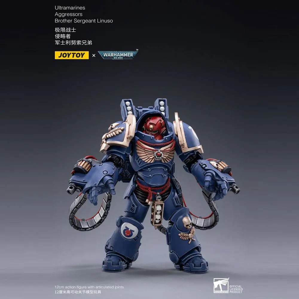Warhammer 40k Actionfiguren 3er-Pack 1/18 Ultramarines Aggressors 12 cm Produktfoto
