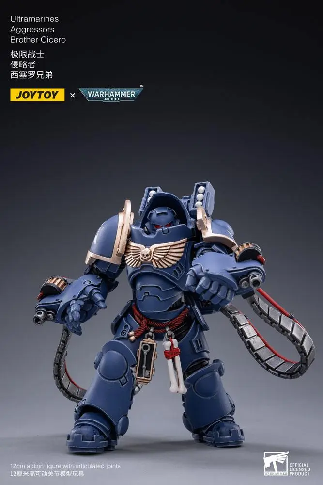 Warhammer 40k Actionfiguren 3er-Pack 1/18 Ultramarines Aggressors 12 cm Produktfoto