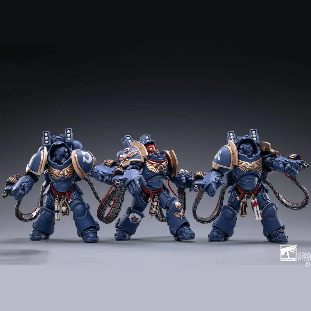 Warhammer 40k Actionfiguren 3er-Pack 1/18 Ultramarines Aggressors 12 cm Produktfoto