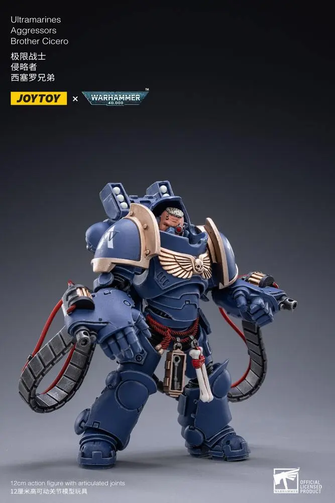 Warhammer 40k Actionfiguren 3er-Pack 1/18 Ultramarines Aggressors 12 cm Produktfoto
