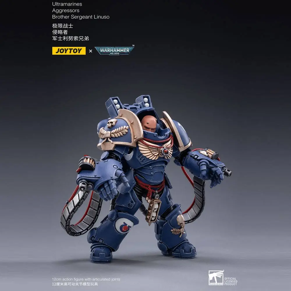 Warhammer 40k Actionfiguren 3er-Pack 1/18 Ultramarines Aggressors 12 cm Produktfoto