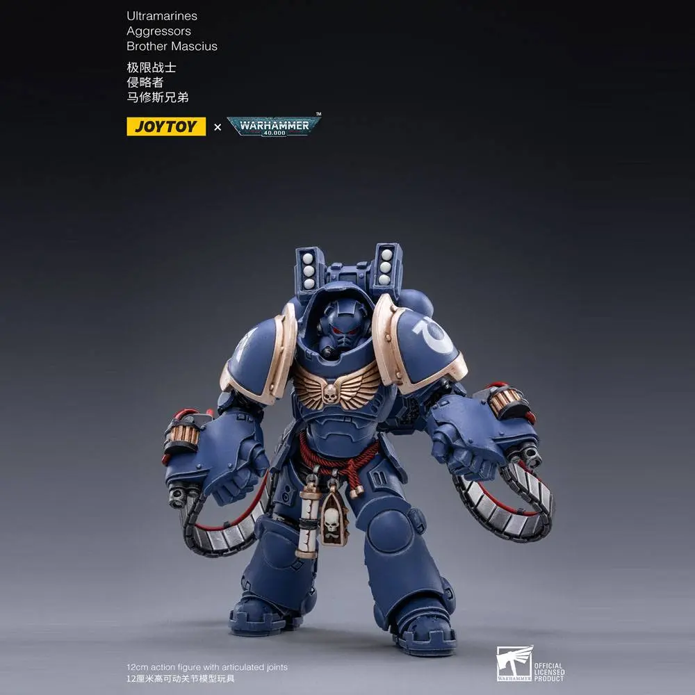 Warhammer 40k Actionfiguren 3er-Pack 1/18 Ultramarines Aggressors 12 cm Produktfoto