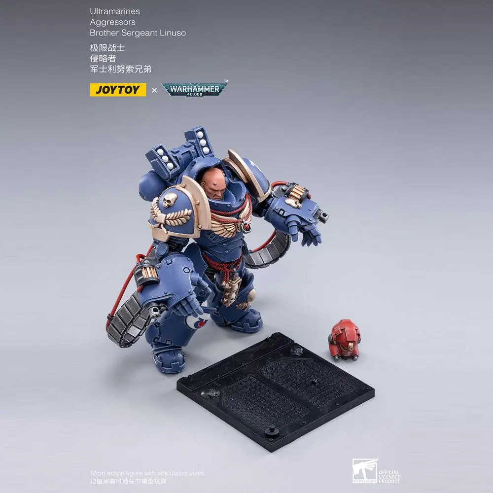 Warhammer 40k Actionfiguren 3er-Pack 1/18 Ultramarines Aggressors 12 cm Produktfoto