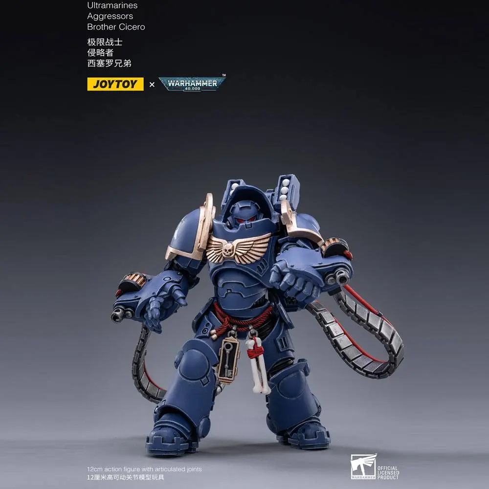 Warhammer 40k Actionfiguren 3er-Pack 1/18 Ultramarines Aggressors 12 cm Produktfoto
