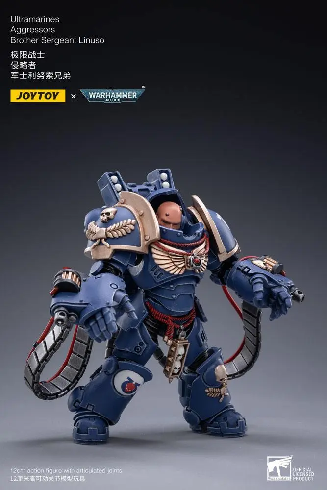 Warhammer 40k Actionfiguren 3er-Pack 1/18 Ultramarines Aggressors 12 cm Produktfoto