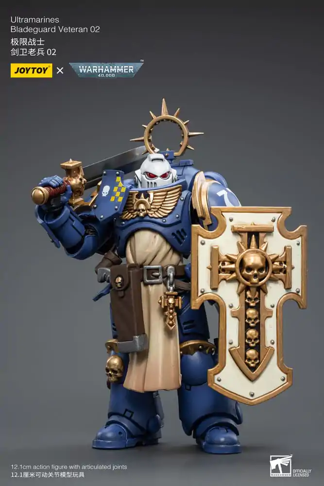 Warhammer 40k Actionfigur 1/18 Ultramarines Bladeguard Veteran 02 12 cm Produktfoto