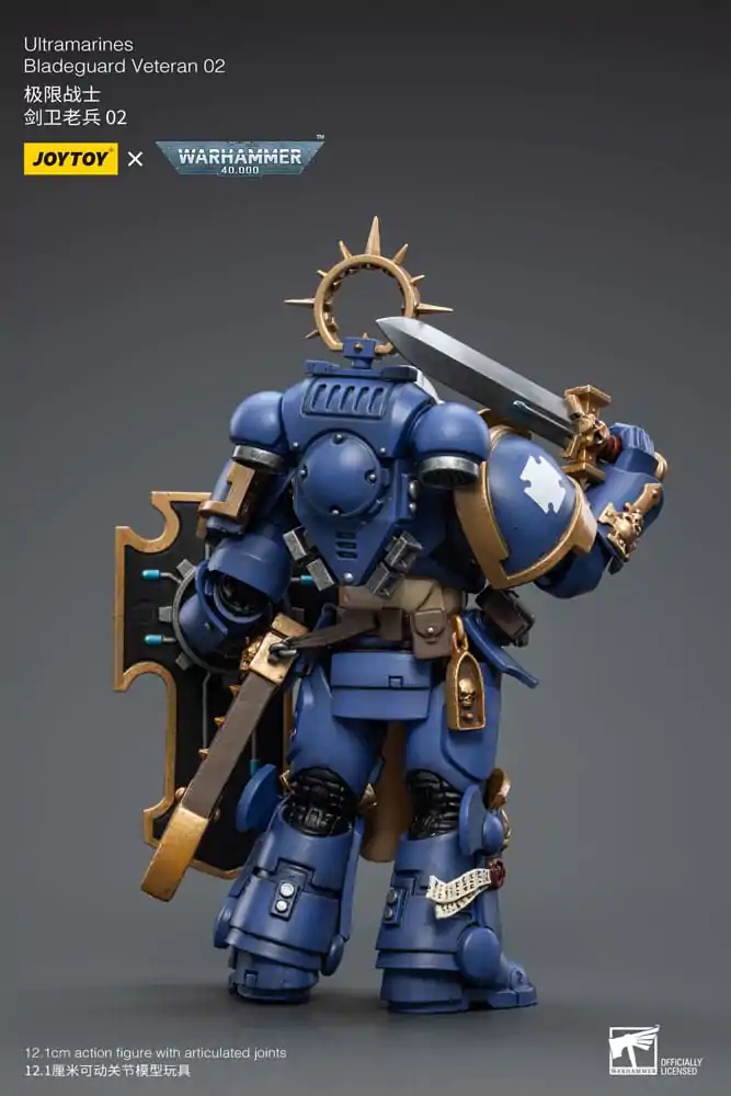 Warhammer 40k Actionfigur 1/18 Ultramarines Bladeguard Veteran 02 12 cm Produktfoto