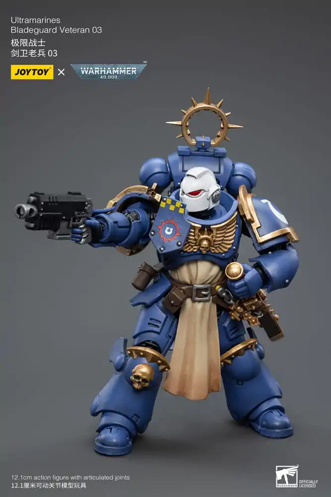 Warhammer 40k Actionfigur 1/18 Ultramarines Bladeguard Veteran 03 12 cm Produktfoto