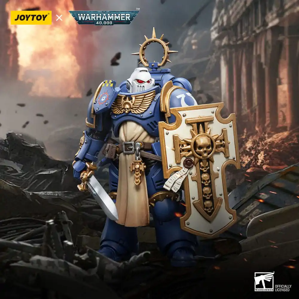 Warhammer 40k Actionfigur 1/18 Ultramarines Bladeguard Veteran 03 12 cm Produktfoto