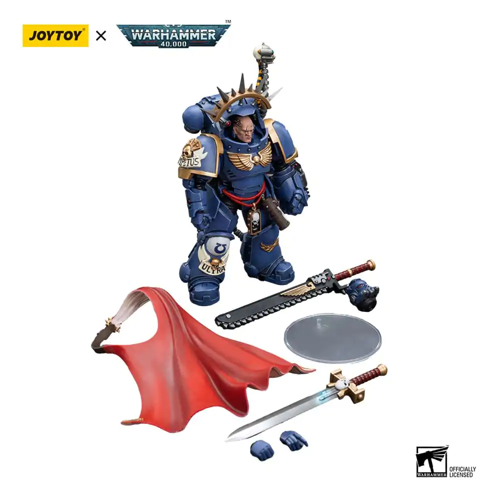 Warhammer 40k Actionfigur 1/18 Ultramarines Captain in Gravis Armour 12 cm Produktfoto