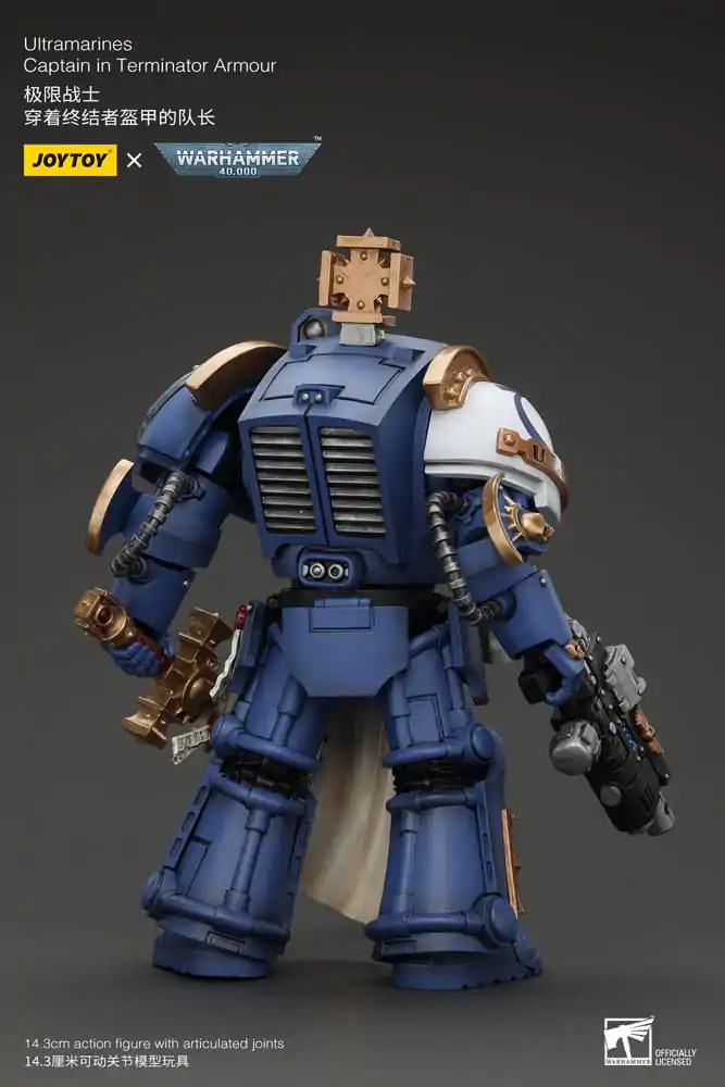 Warhammer 40k Actionfigur 1/18 Ultramarines Captain In Terminator Armour 14 cm Produktfoto